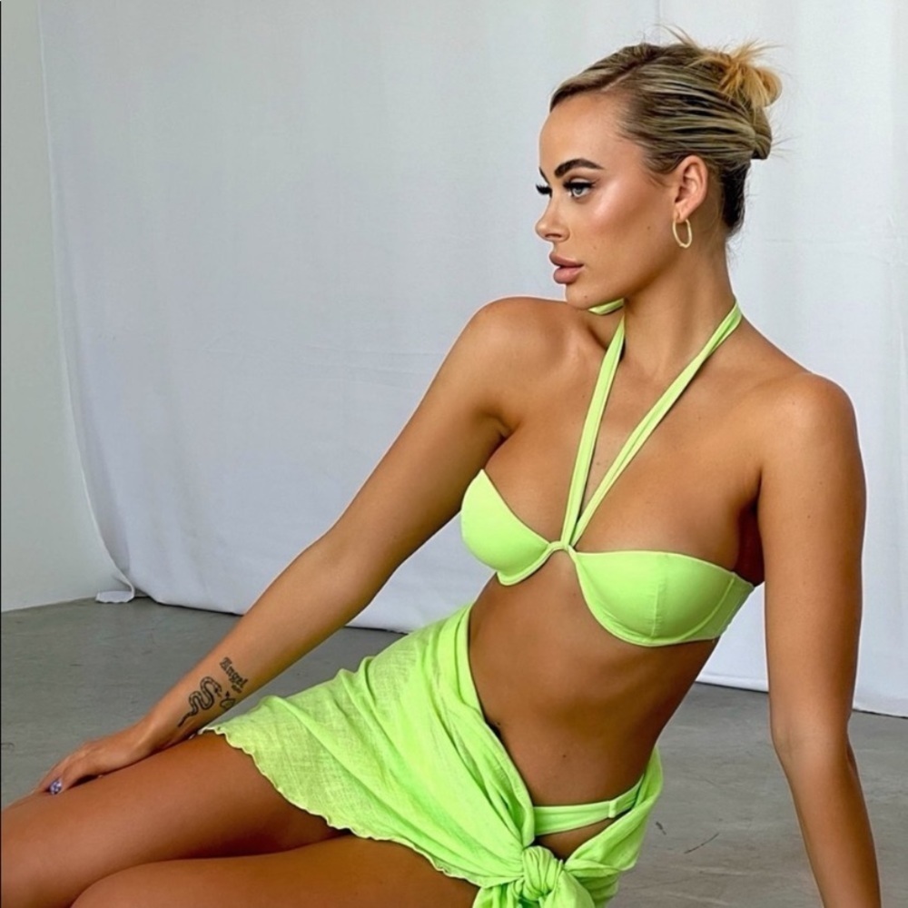 Tiger MIST Rosaline Bikini Set In Apple Medium Top Small Bottom